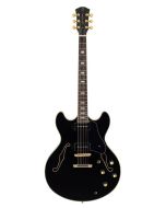 Sire H7V/BK elektrische gitaar archtop met p90s zwart