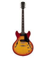 Sire H7V/CS elektrische gitaar archtop met p90s cherry sunburst