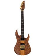 Sire X10/NTS alder + poplar burl neck-through elektrische gitaar, naturel satin, incl. gigbag