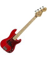 Vintage V30 Coaster Series 78 Bass Guitar - Gloss Red