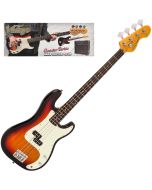 Vintage V40 Coaster Bass Guitar Pack - 3 Tone Sunburst