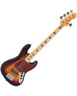 Vintage V49 5 String Coaster Series Bass Guitar - 3 Tone Sunburst