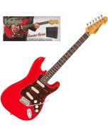 Vintage V60 Coaster Electric Guitar Pack - Gloss Red