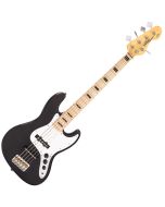 Vintage VJ75 5 String Bass - Maple FB - Gloss Black