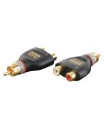 DAP XGA38 2x RCA Female - 1x RCA Male Adapter