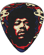 Dunlop Jimi Hendrix Star plectrum 36 stuks