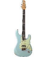 EKO Aire Relic elektrische gitaar Daphne Blue