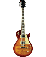 EKO VL480 LP elektrische gitaar Cherry Sunburst Flamed