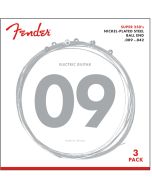 Fender 250L Super 250s Nikkel roundwound 3-pack .009