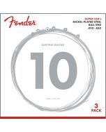 Fender 250R Super 250s nikkel roundwound 3-pack .010