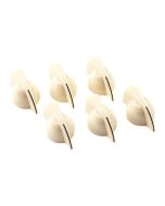 Fender Chicken Head Versterker knoppen cream (6 stuks)