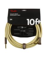 Fender Deluxe Series instrument kabel haaks 3m tweed