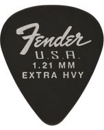 Fender Dura-Tone 1.12 Extra Heavy Zwart plectrum