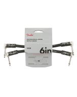 Fender Professional Series Patch kabel 15cm haakse jacks (2 stuks)