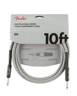 Fender Professional Tweed instrument kabel 3m wit