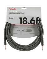 Fender Professional Tweed instrument kabel 5.5m grijs