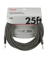 Fender Professional Tweed instrument kabel 7.5m grijs