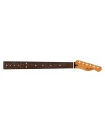 Fender satin roasted maple Telecaster Hals 22 jumbo frets rosewood flat oval shape