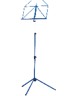 K&M 100/1 Bladmuziekstandaard blauw