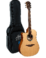 LAG Hyvibe 10 TLHV10DCE-LB LINKShandig Dreadnought cutaway Electro-akoestische gitaar