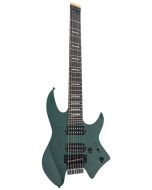 Sire X6H7/MGR mahogany + maple top 7-string elektrische gitaar metallic green, met gigbag