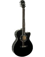 Washburn Festival EA12B western gitaar zwart